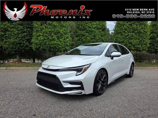 White 2023 Toyota Corolla XSE