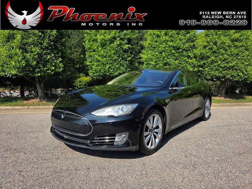 Black 2014 Tesla Model S 85