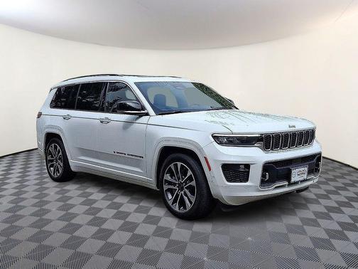 Bright White Clearcoat 2022 Jeep Grand Cherokee L Overland