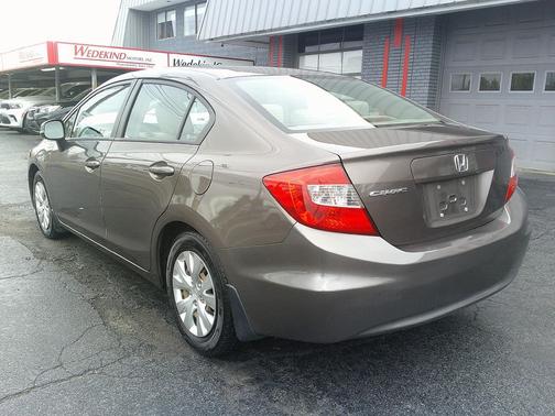 Gray 2012 Honda Civic LX