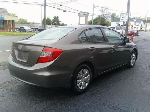 Gray 2012 Honda Civic LX