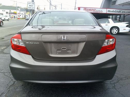Gray 2012 Honda Civic LX
