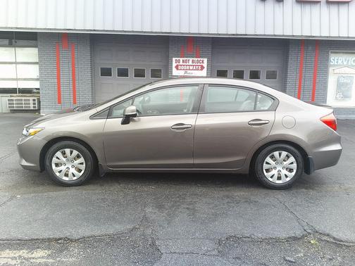 Gray 2012 Honda Civic LX