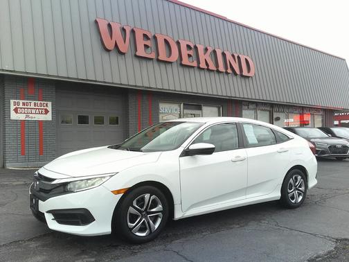 Taffeta White 2016 Honda Civic LX