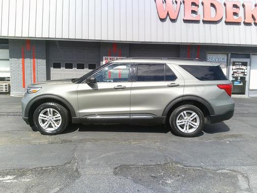 Silver Spruce Metallic 2020 Ford Explorer XLT