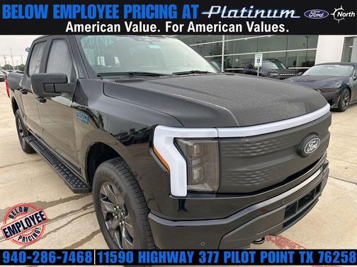 AGATE BLACK METALLIC 2025 Ford F-150 Lightning Flash