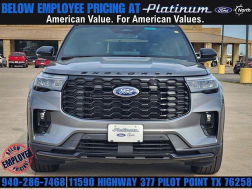 Carbonized Gray Metallic 2026 Ford Explorer ST-Line