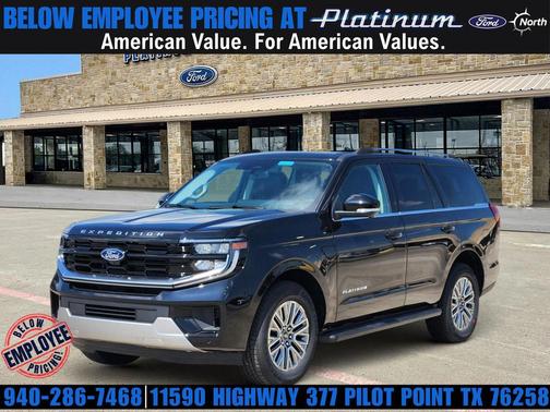 AGATE BLACK METALLIC 2026 Ford Expedition Platinum