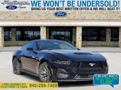 SHADOW BLACK 2026 Ford Mustang GT