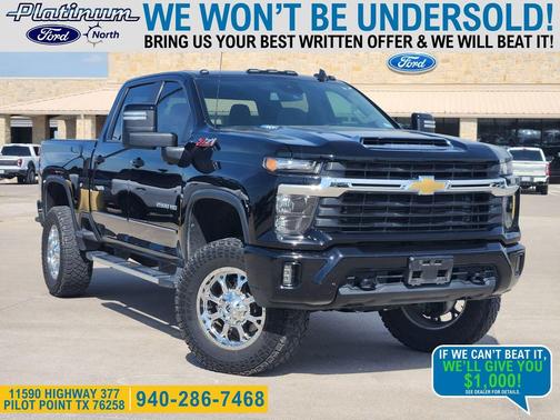 Black 2024 Chevrolet Silverado 2500 LT