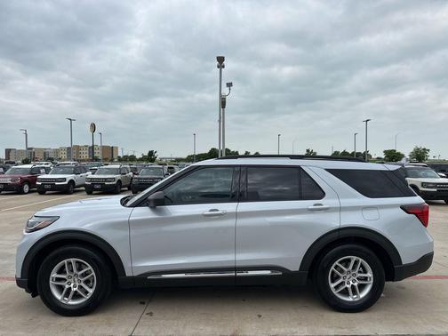 SPACE WHITE METALLIC 2025 Ford Explorer Active