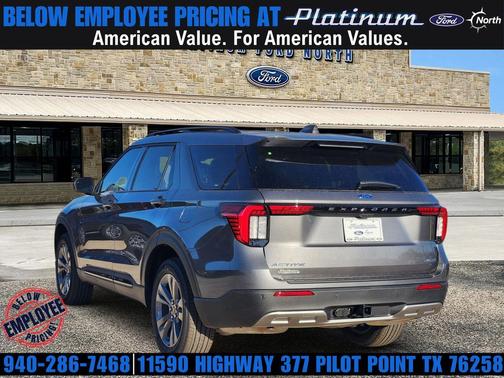 CARBONIZED GRAY METALLIC 2026 Ford Explorer Active w/200A Pkg
