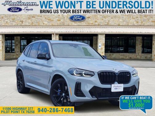 Brooklyn Grey Metallic 2024 BMW X3 M40i