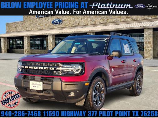 RUBY RED METALLIC TC 2025 Ford Bronco Sport Outer Banks