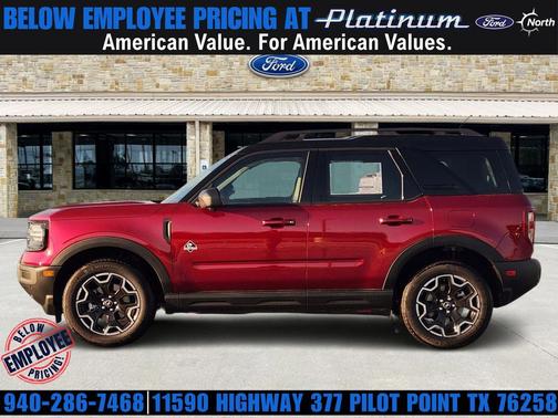 RUBY RED METALLIC TC 2025 Ford Bronco Sport Outer Banks