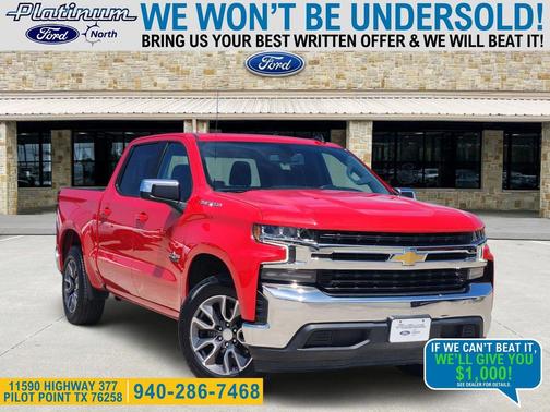 Red Hot 2021 Chevrolet Silverado 1500 LT