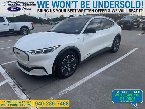 STAR WHITE MET TRI-COAT 2023 Ford Mustang Mach-E Premium