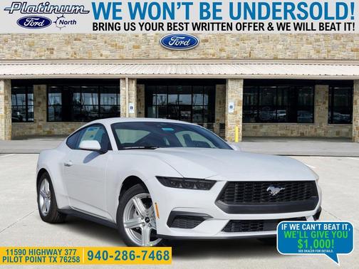 OXFORD WHITE 2026 Ford Mustang EcoBoost