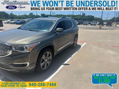 Mineral Metallic 2017 GMC Acadia Denali