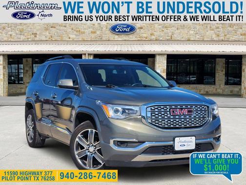 Mineral Metallic 2017 GMC Acadia Denali