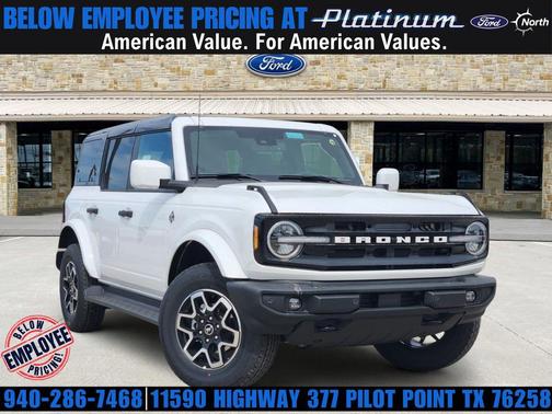 Oxford White 2026 Ford Bronco Outer Banks