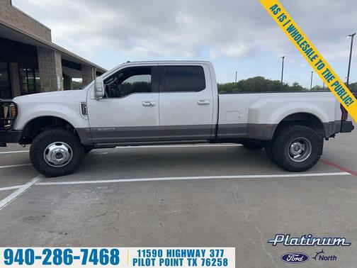 WHITE PLATINUM MET TRI-COAT 2019 Ford F-350 King Ranch