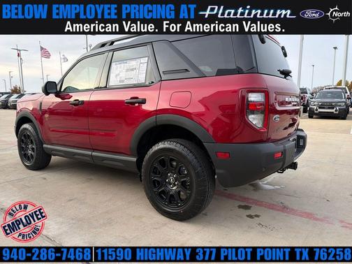 RUBY RED METALLIC TC 2025 Ford Bronco Sport Badlands