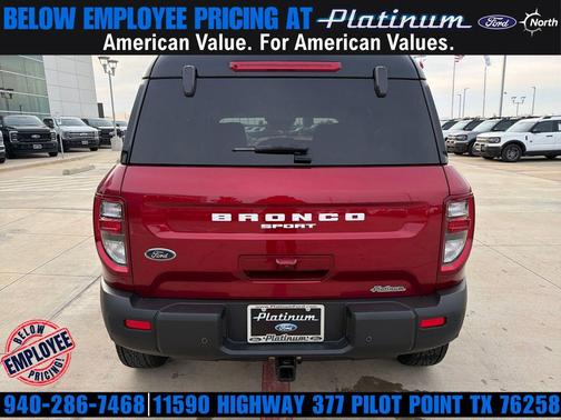 RUBY RED METALLIC TC 2025 Ford Bronco Sport Badlands
