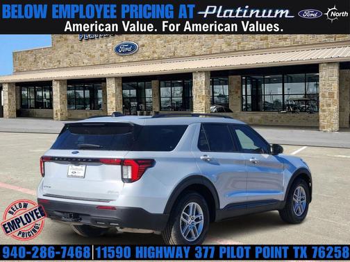 SPACE WHITE METALLIC 2026 Ford Explorer Active w/200A Pkg