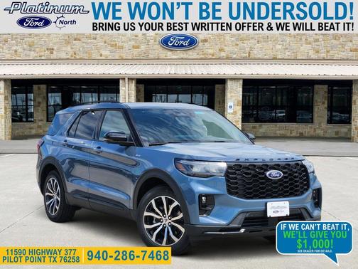 VAPOR BLUE 2026 Ford Explorer ST-Line