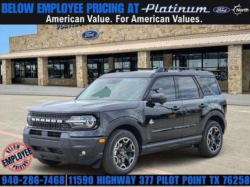SHADOW BLACK 2026 Ford Bronco Sport Outer Banks