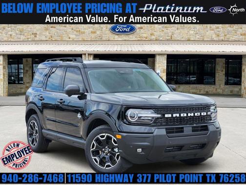 SHADOW BLACK 2026 Ford Bronco Sport Outer Banks