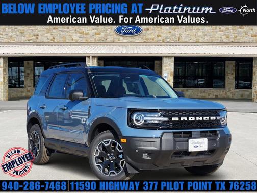 AZURE GRAY METALLIC TRI-COAT 2025 Ford Bronco Sport Outer Banks