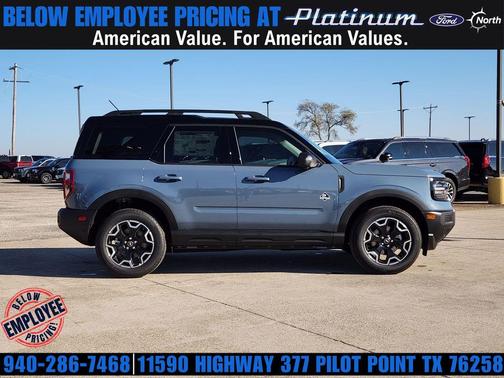 AZURE GRAY METALLIC TRI-COAT 2025 Ford Bronco Sport Outer Banks