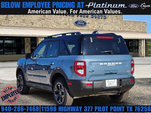 AZURE GRAY METALLIC TRI-COAT 2025 Ford Bronco Sport Outer Banks