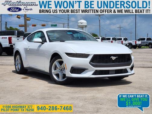 Oxford White 2026 Ford Mustang EcoBoost