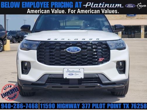 STAR WHITE MET TRI-COAT 2026 Ford Explorer ST