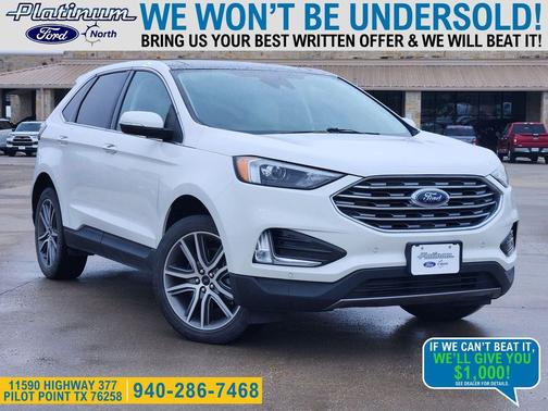 STAR WHITE 2023 Ford Edge Titanium