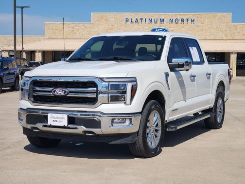 Star White Metallic Tri-Coat 2024 Ford F-150 Lariat