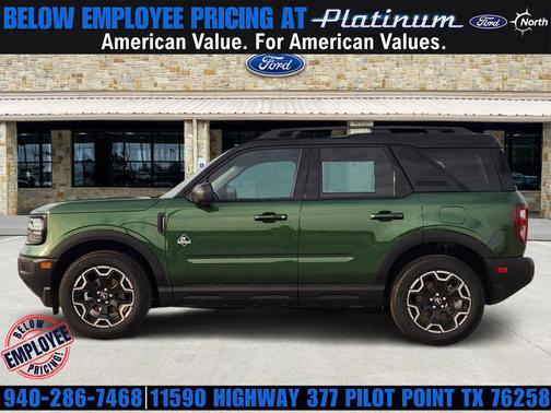 ERUPTION GREEN METALLIC 2025 Ford Bronco Sport Outer Banks