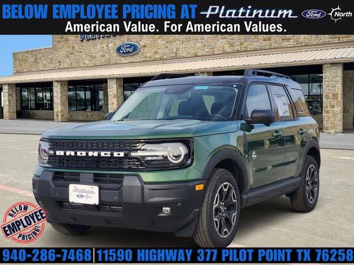 ERUPTION GREEN METALLIC 2025 Ford Bronco Sport Outer Banks