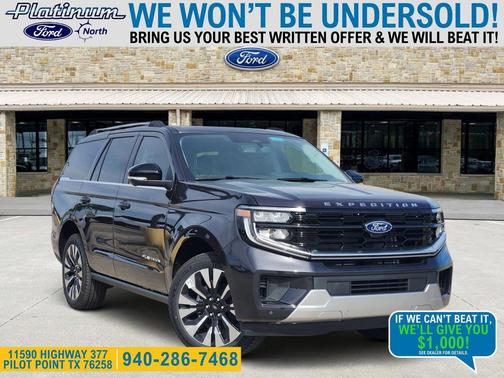 Dark Matter Gray Metallic 2026 Ford Expedition Platinum