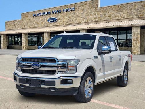 WHITE PLATINUM METALLIC TC 2018 Ford F-150 King Ranch