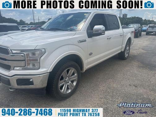 WHITE PLATINUM METALLIC TC 2018 Ford F-150 King Ranch