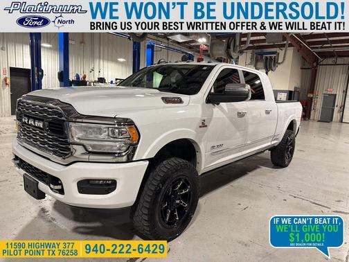 2019 RAM 2500 Limited Mega Cab 4x4 6'4' Box