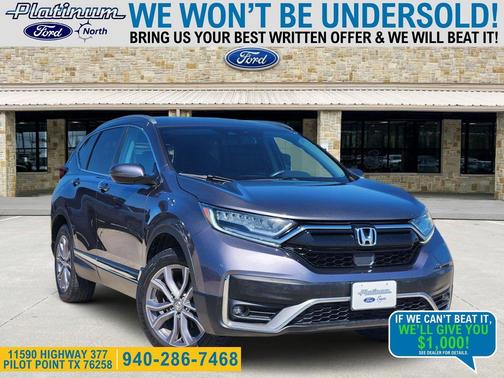 Gray 2022 Honda CR-V AWD Touring