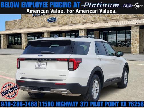 Star White Metallic Tri-Coat 2026 Ford Explorer Active