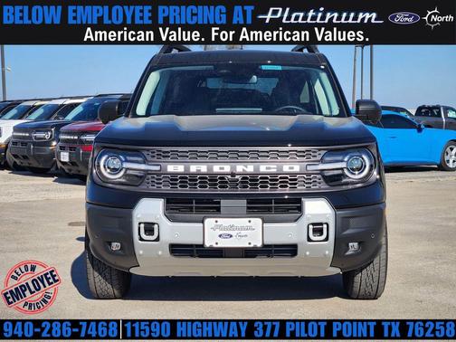 SHADOW BLACK 2025 Ford Bronco Sport Badlands