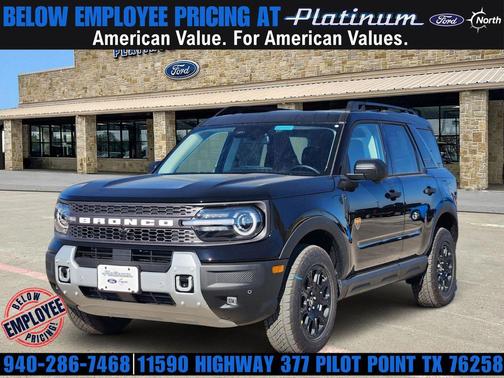 SHADOW BLACK 2025 Ford Bronco Sport Badlands