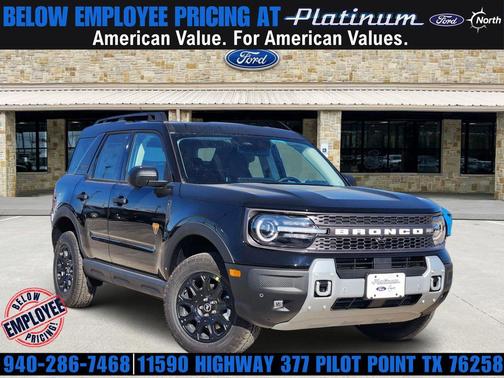 SHADOW BLACK 2025 Ford Bronco Sport Badlands